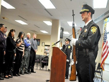 Badge of Bravery award ceremony