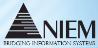 black pyramid next to the letters NIEM
