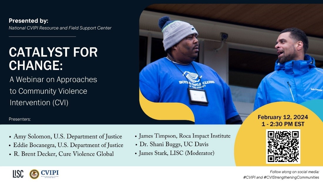 Details about the Catalyst for Change webinar taking place on February 12, 2024