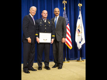 Chief Randy Poindexter award recipient.