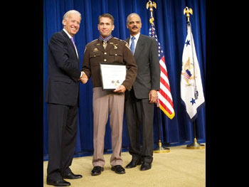 Lieutenant Brian Sturgill award recipient.