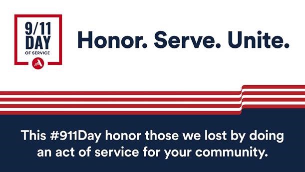 9/11 Day of Service - Honor. Serve. Unite