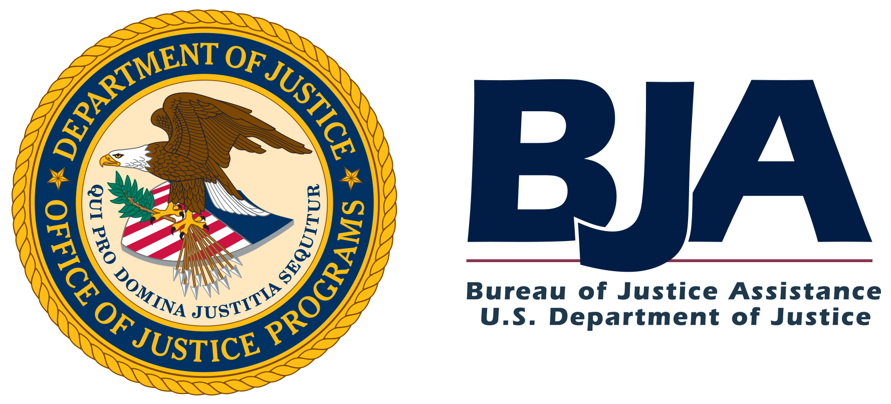 Bureau of Justice Assistance logo next to Office of Justice Programs seal