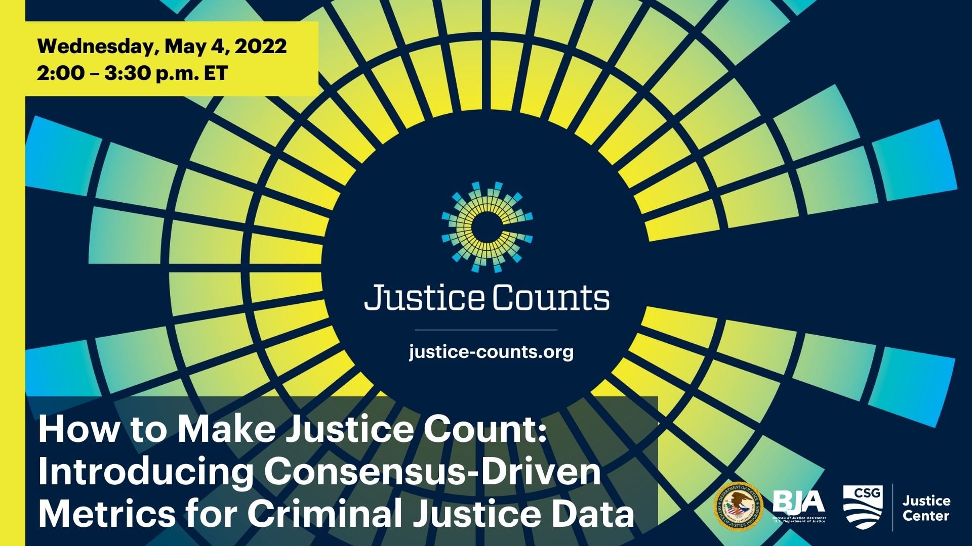 How to Make Justice Count: May 4, 2022 event