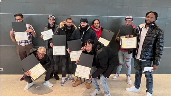 Photo of graduates courtesy of the Office of the Bronx District Attorney 