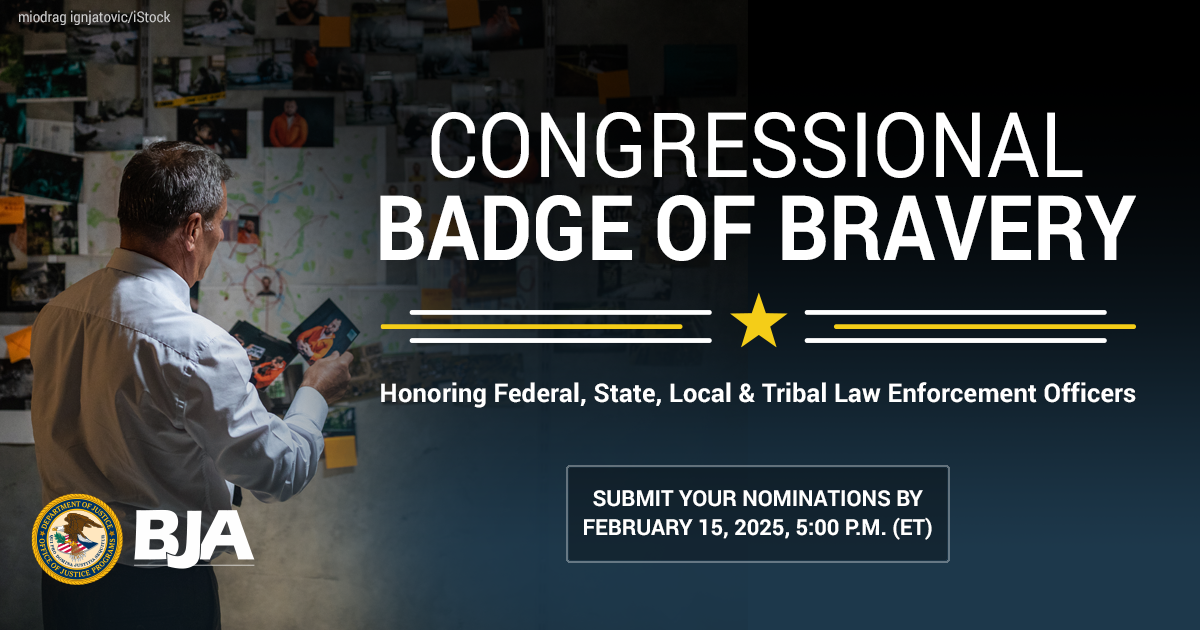 2024 Law Enforcement Congressional Badge of Bravery (CBOB)