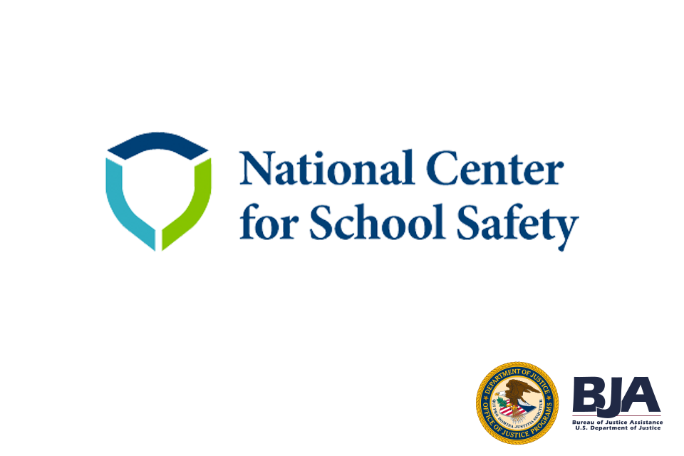 National Center for School Safety logo with OJP seal and BJA logo