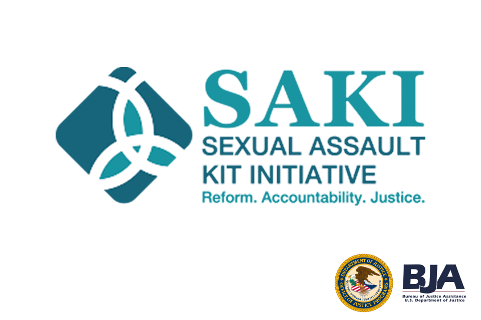 Sexual Assault Kit Initiative logo with BJA logo and OJP seal
