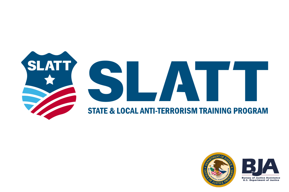 State & Local Anti-Terrorism Training Program logo with BJA logo and OJP seal