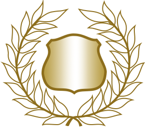 VALOR shield with branches on sides