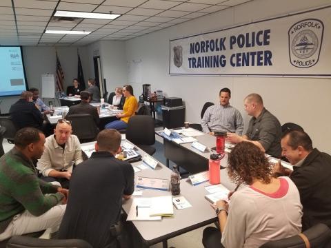 norfolk-police-training-center.jpg Norfolk (VA) police officers received VALOR Initiative resilience training in December 2018