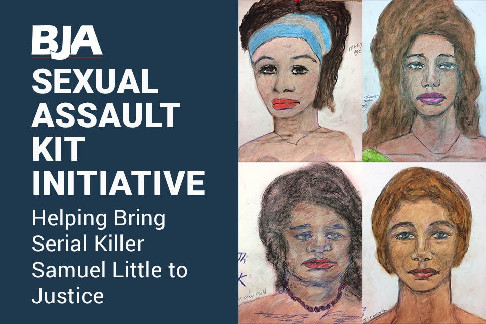 Sexual Assault Kit Initiative showing some of Samuel Little's sketches