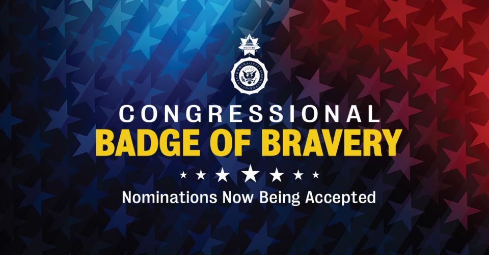 Congressional Badge of Bravery nominations now being accepted
