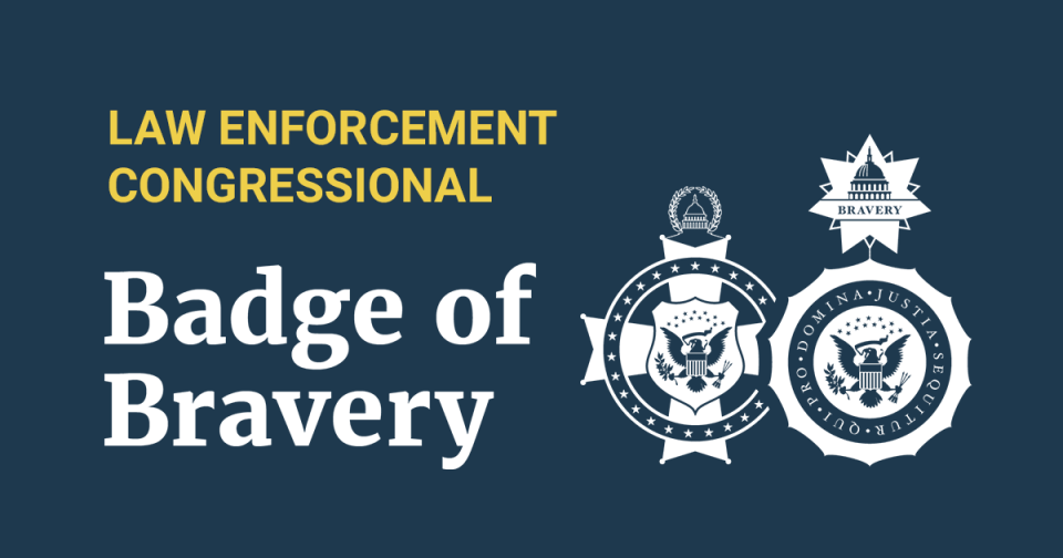 Law Enforcement Congressional Badge of Bravery logo