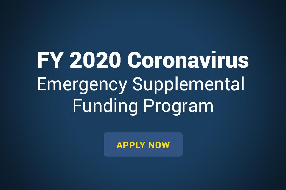 FY 2020 Coronavirus Emergency Supplemental Funding Program